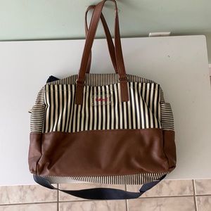 Beautiful, stylish, and functional diaper bag.